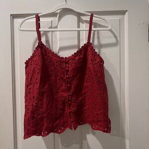 Abercrombie & Fitch Flower Tank Top